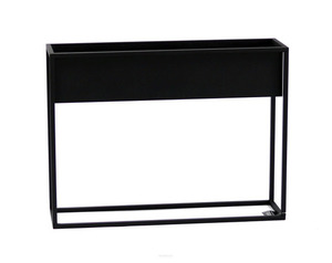 Kwietnik metalowy JAKPOL Loft Cubo 05-07 czarny 60x80 cm small 2