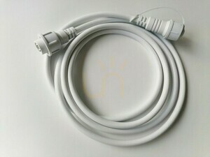 Biały Kabel Zasilający/Przedłużacz Do Girilandy 2m 1 Biały Kabel Zasilający/Przedłużacz Do Girilandy 2m small 1