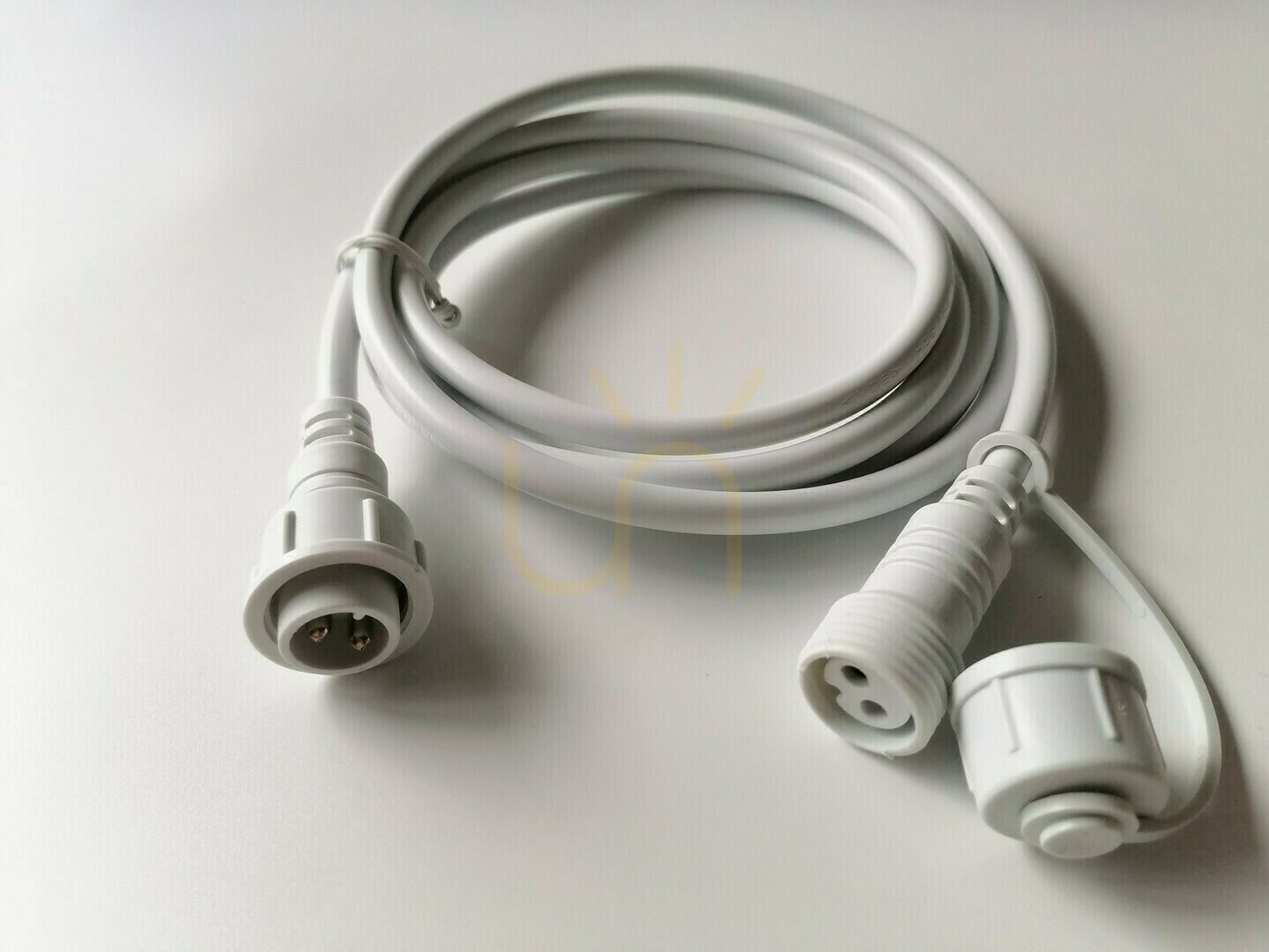 Obejrzyj Biały Kabel Zasilający/Przedłużacz Do Girilandy 2m Biały Kabel Zasilający/Przedłużacz Do Girilandy 2m