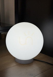 Kula ogrodowa Lunares Luna Ball 30 cm transparentna E27 LED LB30T small 6
