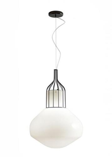 Sprawdź Lampa wisząca Fabbian Aérostat 43cm - czarny chrom - F27A13 24