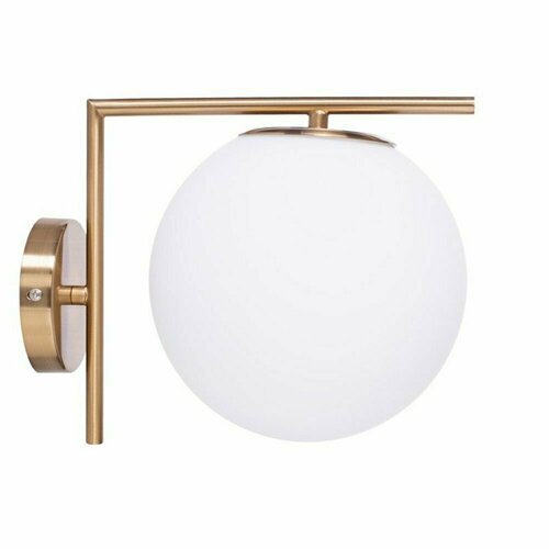 Sprawdź Kinkiet SOLARIS biało mosiężna 22 cm - wyprzedaż