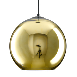 Lampa wisząca MIRROR GLOW - M złota 30 cm small 5