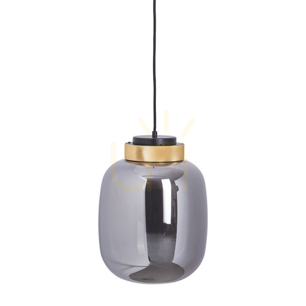 Wyświetl Lampa wisząca BOOM LED szaro złota 25 cm Lampa wisząca BOOM LED szaro złota 25 cm