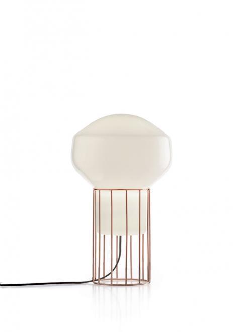 Sprawdź Lampa stołowa Fabbian Aérostat 37 cm - błyszcząca miedź - F27B01 41 Lampa stołowa Fabbian Aérostat 37 cm - błyszcząca miedź - F27B01 41