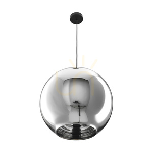Lampa wisząca MIRROR GLOW - L chrom 40 cm 4 Lampa wisząca MIRROR GLOW - L chrom 40 cm small 4