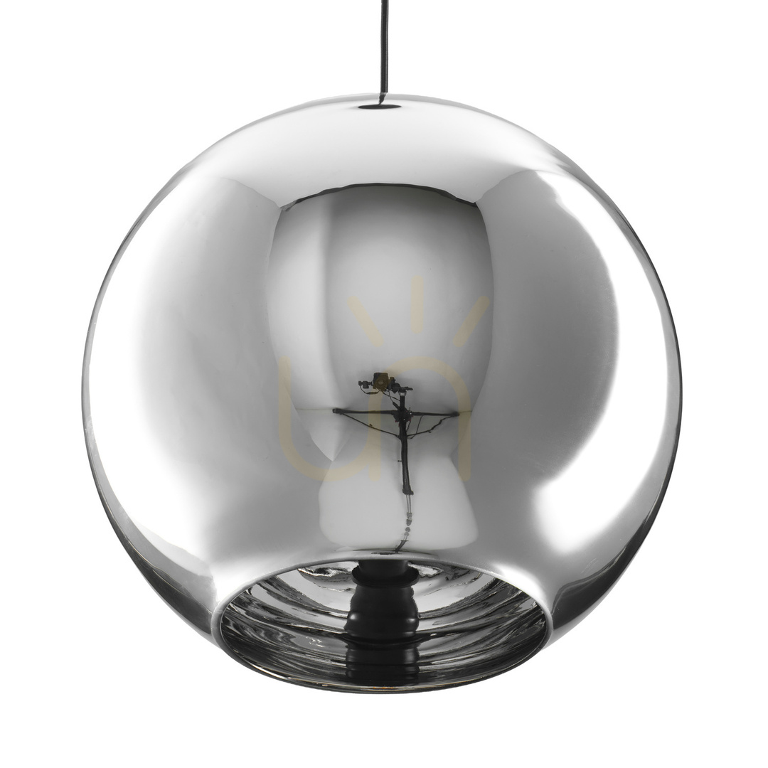 Zobacz Lampa wisząca MIRROR GLOW - L chrom 40 cm Lampa wisząca MIRROR GLOW - L chrom 40 cm