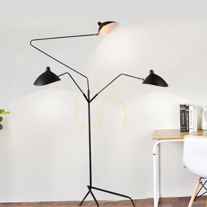 Lampa stojąca CRANE-3F czarna 210 cm small 2