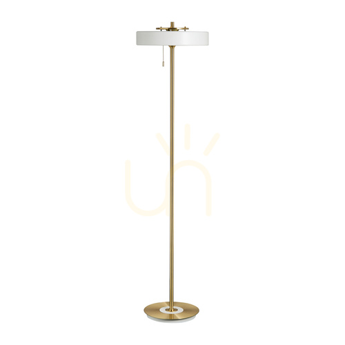 Sprawdź Lampa podłogowa ARTDECO biało - złota 162 cm