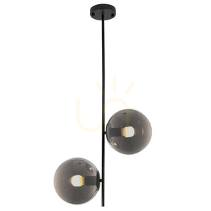 Lampa wisząca Step into Design VENUS-2 przydymiona 44 cm 2xE27 small 1