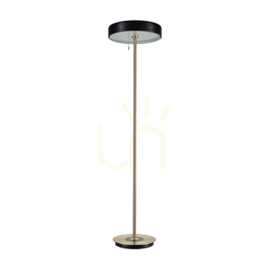 Lampa podłogowa ARTDECO czarno - złota 162 cm 2 Lampa podłogowa ARTDECO czarno - złota 162 cm small 2