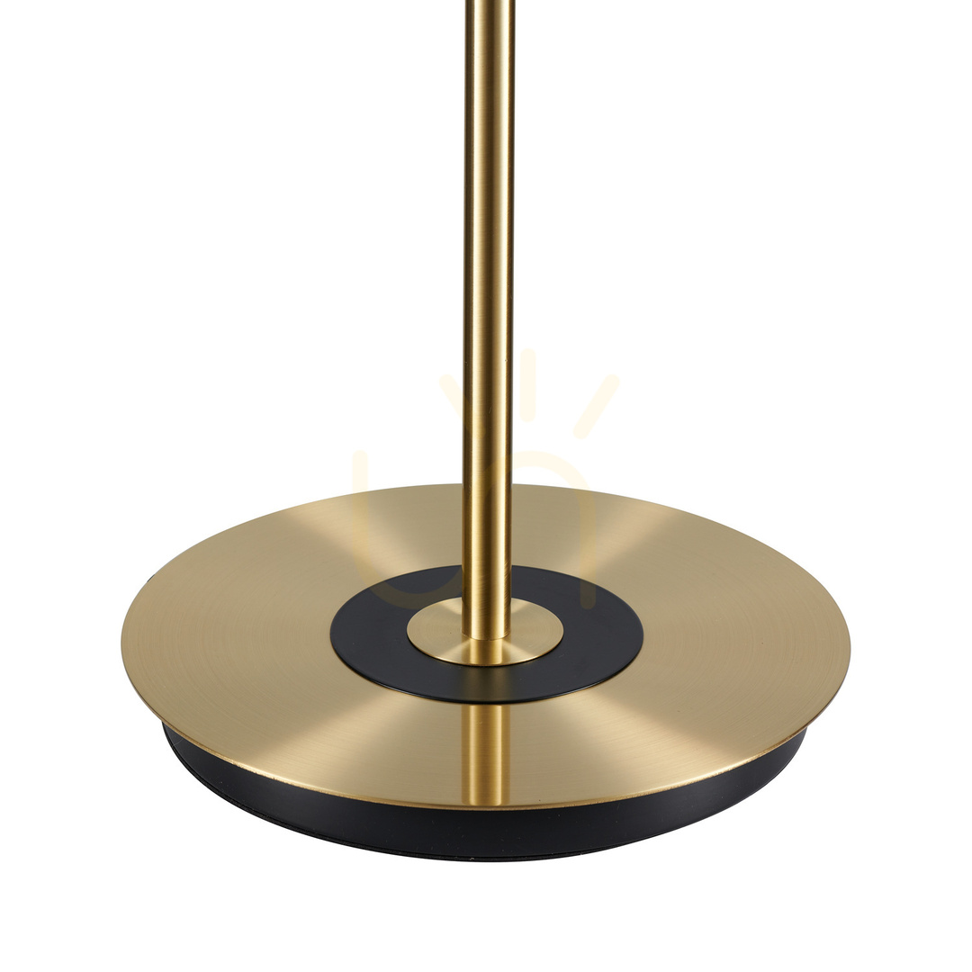 Zobacz Lampa podłogowa ARTDECO czarno - złota 162 cm Lampa podłogowa ARTDECO czarno - złota 162 cm