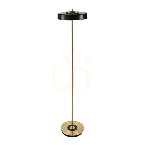 Sprawdź Lampa podłogowa ARTDECO czarno - złota 162 cm