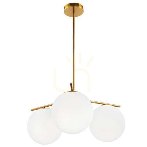 Sprawdź Lampa wisząca VENUS-3 mosiądz 60 cm