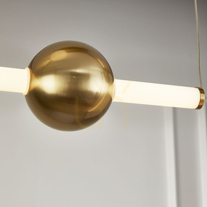 Lampa wisząca O-LINE S-4 LED mosiądz 79 cm small 7