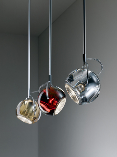 Sprawdź Lampa wisząca Fabbian Beluga - czerwony - D57 A11 03