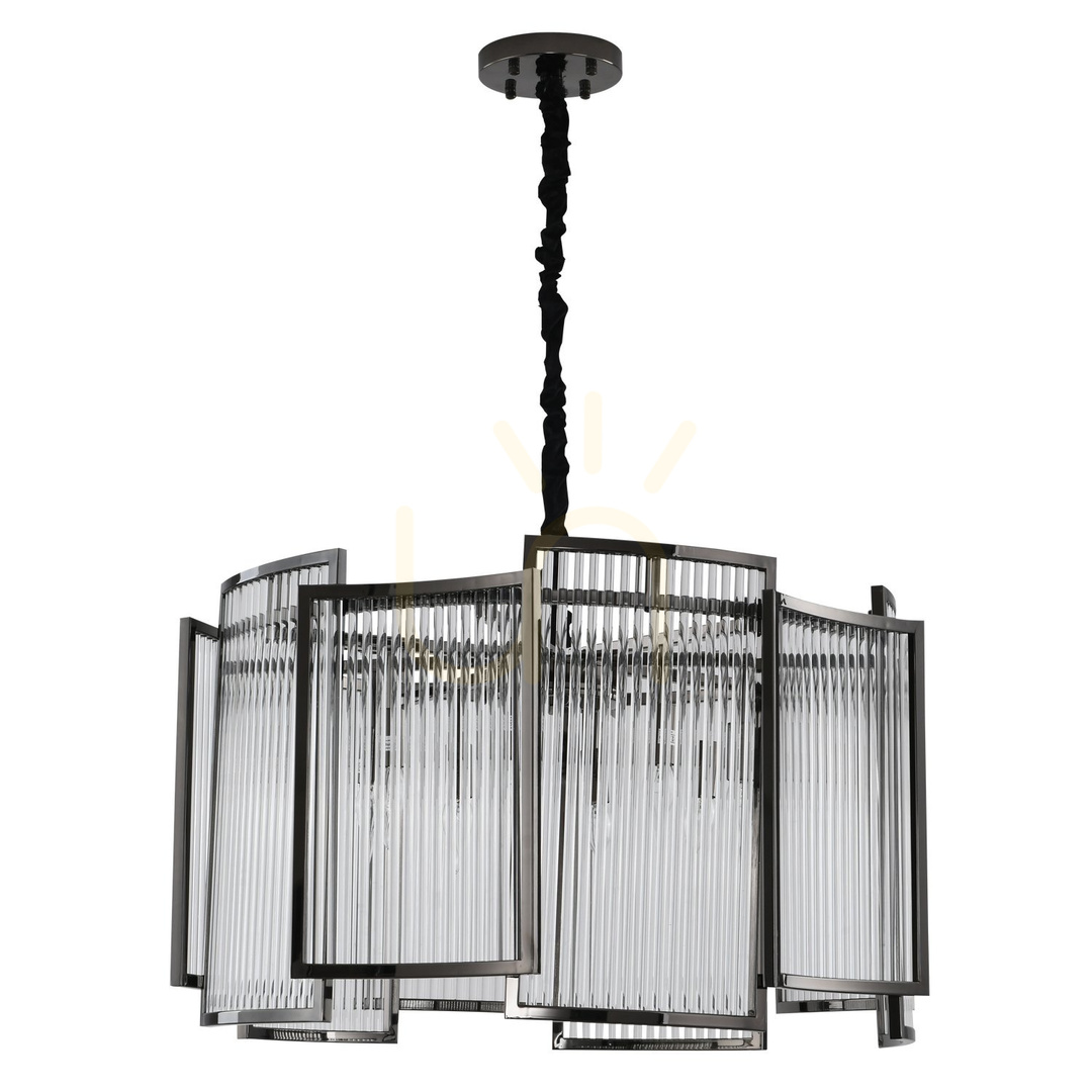 Wyświetl Lampa wisząca IMPERIO czarna 80 cm Lampa wisząca IMPERIO czarna 80 cm
