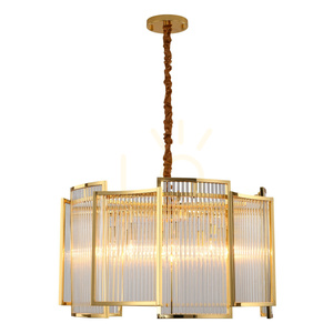 Lampa wisząca IMPERIO złota 80 cm small 3