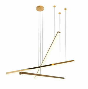 Lampa wisząca Max Light Trio 3 P0426D złota LED 3-punktowa 100 cm ściemnialna small 0