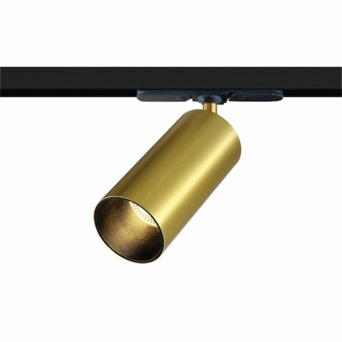 Sprawdź Reflektor szynowy LAZER/T 219 L LED COB 5 W 3000K 460 lm 38°, złoty z czarnym pierścieniem, szyna 1-fazowa, Elkim