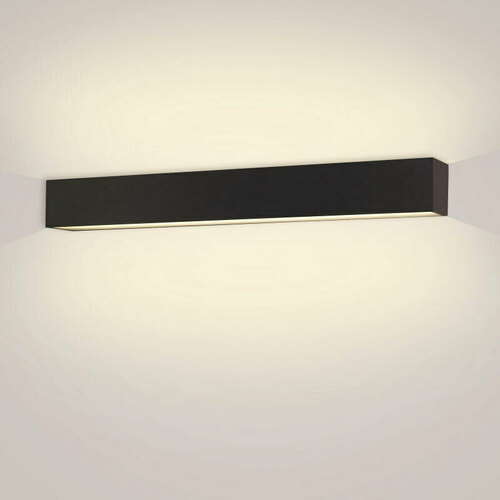 Sprawdź Kinkiet liniowy góra/dół LUPINUS/K SQ UP 115 Elkim L-1460 DP czarny LED 2×40 W 4000 K DALI