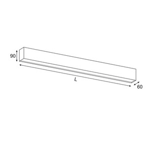 Liniowa lampa ścienna LUPINUS/K HQ 116 L-2620 SP small 1