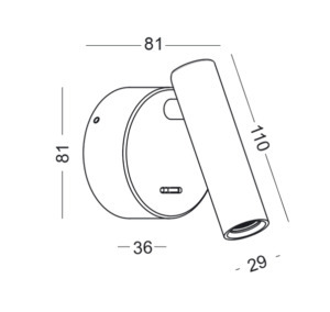 Zobacz Lampa ścienna KENT 330 Lampa ścienna KENT 330