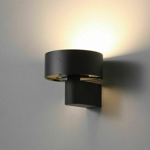 Sprawdź Kinkiet LED Elkim BRAKET/K 229 czarny 6 W 3000 K 622901103