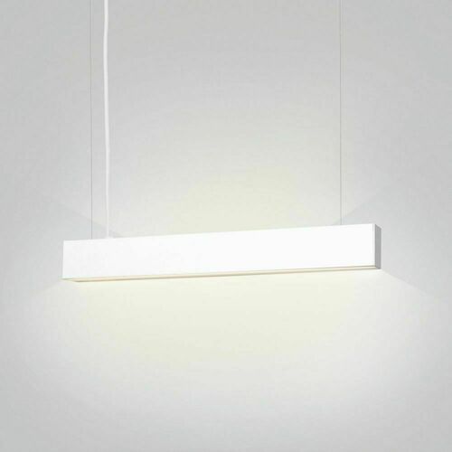 Sprawdź Biała liniowa lampa wisząca LED Elkim LUPINUS/Z SQ UP 115 L-890 SP, 4000 K