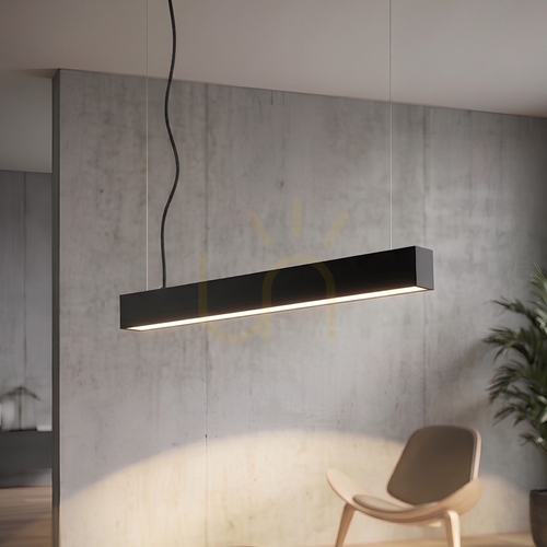 Sprawdź Lampa wisząca liniowa LUPINUS/Z SQ 115 L-2620 DP, 4000 K CRI 90, czarna, Switch Dim – Elkim