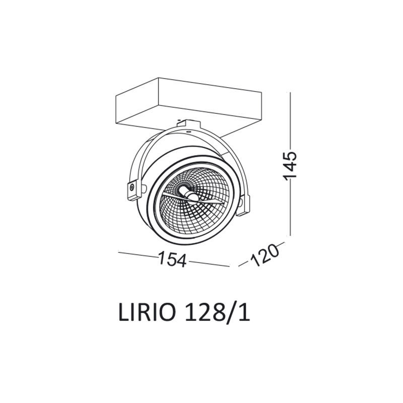 Zobacz Reflektor LIRIO 128/1 Reflektor LIRIO 128/1
