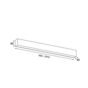 Lampa liniowa sufitowa LUPINUS/N HQ 116 L-2330 DP small 1