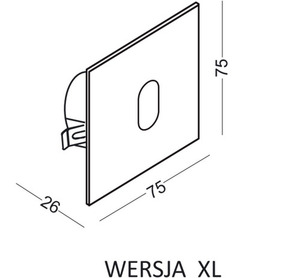 Lampa schodowa, komunikacyjna LESEL 001 XL 1 Lampa schodowa, komunikacyjna LESEL 001 XL small 1