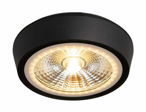 Sprawdź Plafon Max Light Charon C0208 czarny LED 11W 3000K IP65 12,8 cm