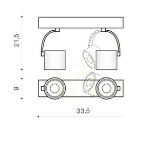 Downlight Azzardo BROSS ARM 2 small 2