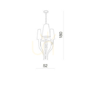 Lampa Wisząca Azzardo DIABLO 3 small 2