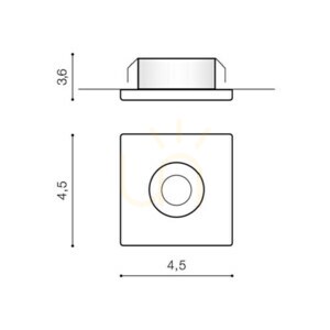 Downlight Azzardo FILL S 4000K small 2