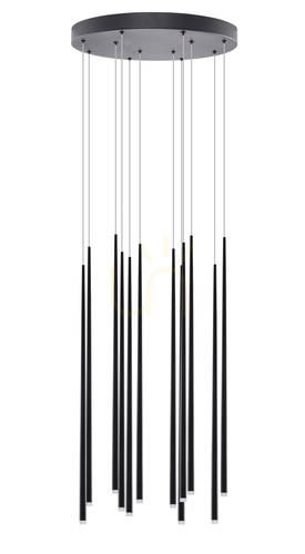 Sprawdź Lampa Wisząca Azzardo LOUISE 12 BK