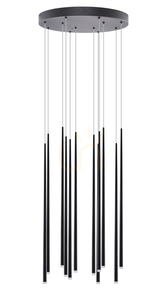 Lampa Wisząca Azzardo LOUISE 12 BK small 1