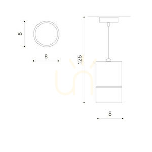 Lampa Wisząca Azzardo RAFFAEL small 2