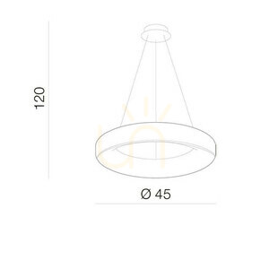 Lampa Wisząca Azzardo SOVANA 45 CCT small 2