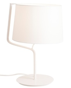 Lampa stołowa Max Light Chicago T0028, biała, E27, wys. 46 cm small 0