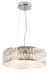 Lampa wisząca Max Light Diamante P0238 chrom 6xG9 kryształowa 46 cm small 0
