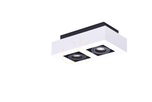 Sprawdź Downlight Azzardo NIKEA 2 GU10 WH/BK