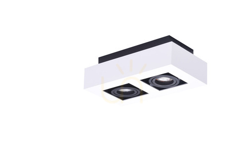 Sprawdź Downlight Azzardo NIKEA 2 GU10 WH/BK