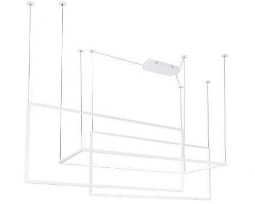 Sprawdź Lampa wisząca Max Light Geometric biała 3-punktowa LED 145 cm P0272