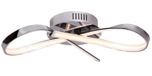 Sprawdź Plafon LED Max Light Infinity C0099 chrom 45x45 cm 14W