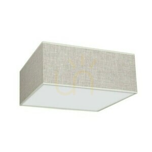 Biała Lampa Sufitowa Lino Biel / Len 2x E27 small 0