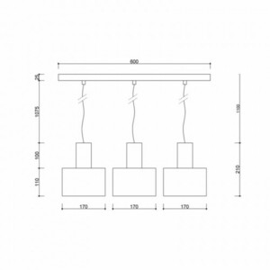 Lampa wisząca Ummo Enkel 3 small 3