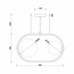 Lampa wisząca Ummo Koban A small 4